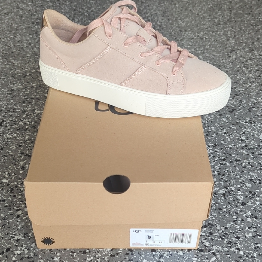 UGG Pink Sneakers Casual Low-Top Design